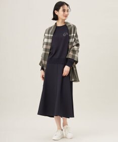 自由区 L 【セットアップ対応・洗える】ブークレダンボールフレア スカート