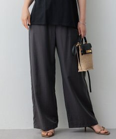 SLOW/一部店舗限定】ブライトヴィンテージクロス ワイドパンツ / 23区