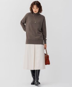 23区 CARIAGGIウールカシミヤ ハイネック ニット
