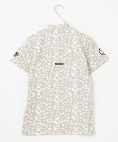 PW CIRCULUS 【WOMEN】【ストレッチ/UVケア】アニマルプリント ロゴ モックネック シャツ