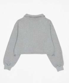 WEGO グラフィックハーフジップスウェット