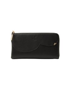 LANVIN en Bleu デクール 薄マチLファスナー長財布