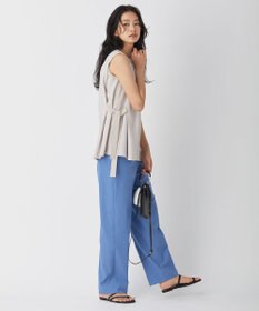 ICB 【洗える】 LooseWeave ワイドストレートパンツ