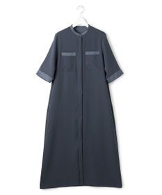 ICB 【先行予約】 FluidBackSatin シャツワンピース