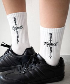 WEGO クロスロゴデザインソックス