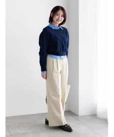 Te chichi コンパクトクルーネックニット【AOYAMA FASHION ASSOCIATION × Te chichi】