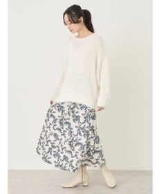 earth music&ecology ゆるモヘアライクレースニット