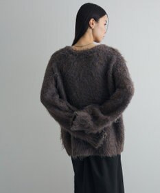 Green Parks 前後２ｗａｙキーネックシャギーニット