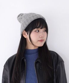 石田製帽 ベビーアルパカ　アラン編みワッチ