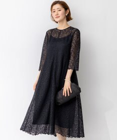 23区 S 【APPLAUDIR】ニュアンスフラワーレース ドレス