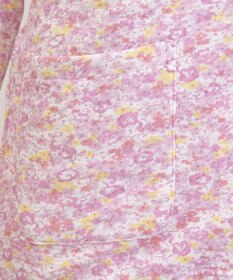 Wing 【数量限定　特別価格】 パジャマ 長袖 長ズボン 綿混(本体) キルトニット素材 保温性 あたたかい 前開きタイプ 丸首 小花柄 レディース EP6911 ウイング／ワコール