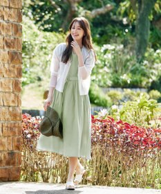 Tiaclasse 【洗える】大人上品なシアータックワンピース