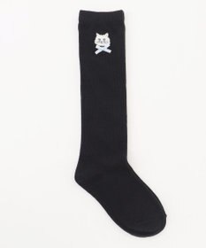 ANY KIDS ネコ刺繍　ハイソックス
