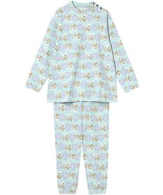 Wing パジャマ 長袖 長ズボン 綿混(本体) あったか レディース EP6014 ウイング／ワコール