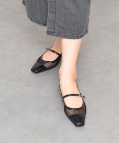 INTER-CHAUSSURES 【FABIO RUSCONI】ワンストラップネットバックバンドパンプス