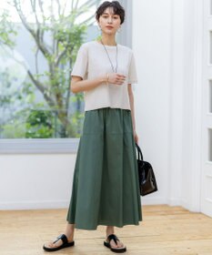 23区 【速乾性/汗じみ防止】半袖 クロップド IT Tシャツ