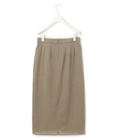ICB L 【洗える】コットンリップル ナロースカート
