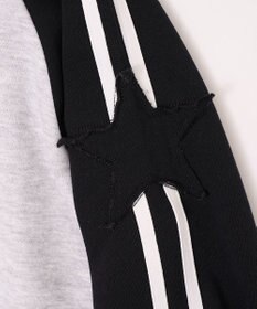 WEGO 【ユニセックス着用ITEM】ラインラグランZIPパーカー