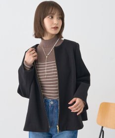 earth music&ecology 【フード取り外し可】2WAYフードコート