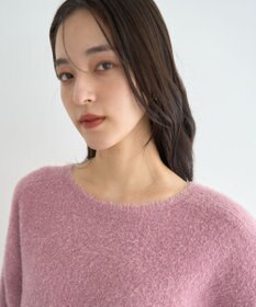 YECCA VECCA ラメシャギードルマンニット