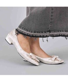 MODE ET JACOMO <carino>ベルベットリボンパンプス