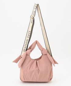 LA BAGAGERIE 【maison vert】 【撥水】リボンフワフワ２WAYトート