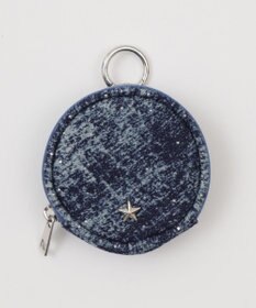 WEGO ワンポイントスタッズサークルポーチ