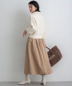 23区 S 【洗える】コットンリリー ニットブルゾン