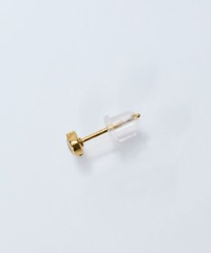 Phoebe 【金属アレルギー対応】ジュエルハートピアス(片耳)　ゴールド/サージカルステンレス