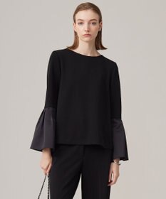 ICB L 【洗える】ミリオーネダンボールニットブラウス