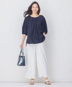 自由区 【接触冷感・吸水速乾・UVカット】パーフェクトパンツ ワイド