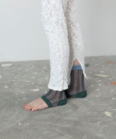 TRICOTE ストライプ柄シアートレンカ