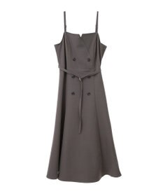 earth music&ecology トレンチ風キャミワンピース