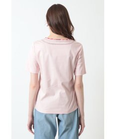 DAKS チェック スパンコール Tシャツ