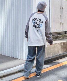 WEGO 【ユニセックス着用ITEM】ラグラングラフィックBIG　T（LS）