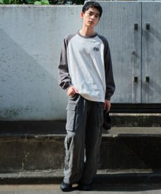 WEGO 【ユニセックス着用ITEM】ラグラングラフィックBIG　T（LS）