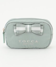 TOCCA 【WEB限定】BICOLOR RIBBON POUCH ポーチ