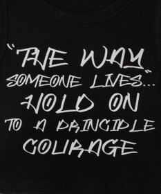 WEGO 【カップ付き】ハンドライティングプリントカップインタンク