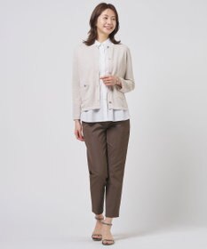 J.PRESS LADIES L 麻シェルドライ テーパード パンツ