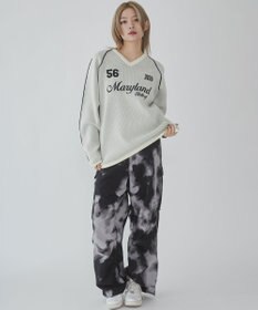 WEGO 【ユニセックス着用ITEM】ゲームロゴメッシュジャガードプルオーバー