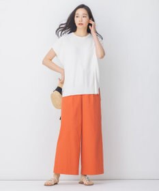 自由区 【接触冷感・吸水速乾・UVカット】パーフェクトパンツ ワイド