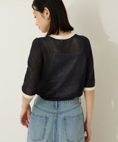 AMERICAN HOLIC メッシュニットリンガーＴシャツ