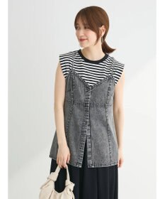 Green Parks ・ＳＵＧＡＲＳＰＯＯＮ【ＣＯＯＬ】タックノースリーブＴＥＥ