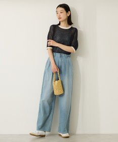 AMERICAN HOLIC メッシュニットリンガーＴシャツ