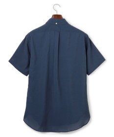 J.PRESS MEN 【遮熱 / 高通気性】ハケメパッチフラップ 半袖シャツ / B.D.