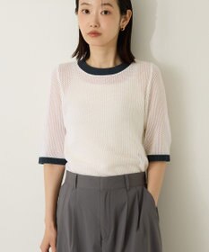 AMERICAN HOLIC メッシュニットリンガーＴシャツ