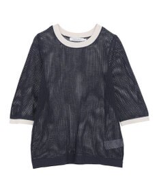 AMERICAN HOLIC メッシュニットリンガーＴシャツ