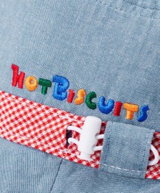 MIKI HOUSE HOT BISCUITS 【44-54cm】 ダンガリー素材 クロッシェ(帽子)