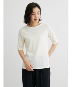 Green Parks ５分袖カットリブプルオーバー