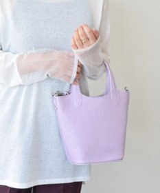 INTER-CHAUSSURES 【ANDREA CARDONE】ミディアムサイズレザーハンドバッグ